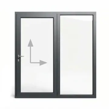 Terrassenschiebetür Alu 74